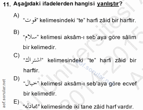 Soru 11