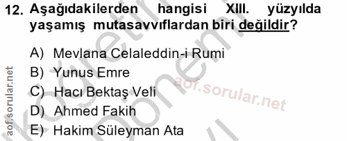 Soru 12