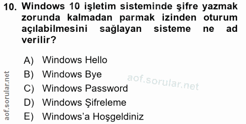 Soru 10