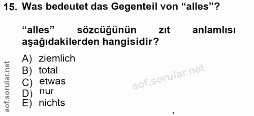 Soru 15