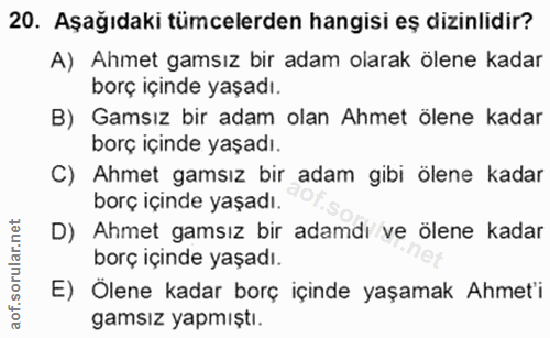 Soru 20