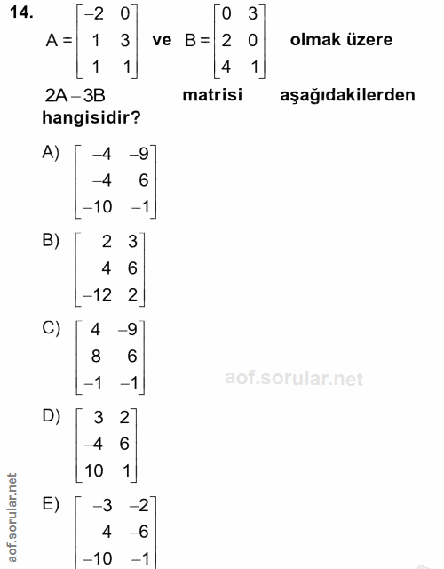 Soru 14