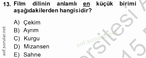 Soru 13
