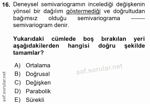 Soru 16