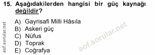 Soru 15