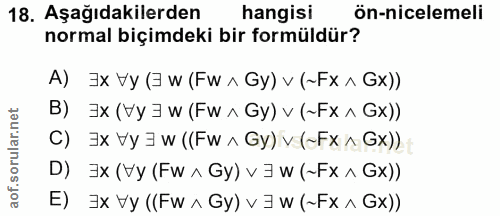 Soru 18