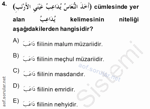 Soru 4