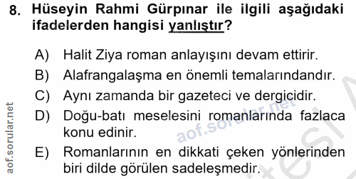 Soru 8
