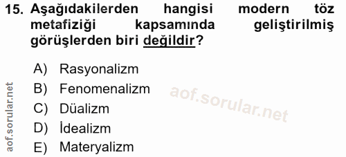 Soru 15