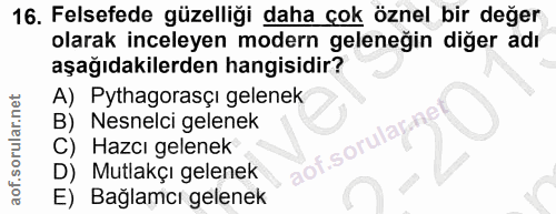 Soru 16