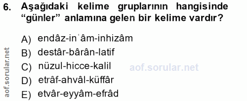 Soru 6