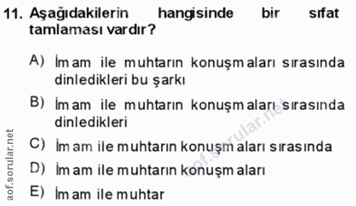 Soru 11