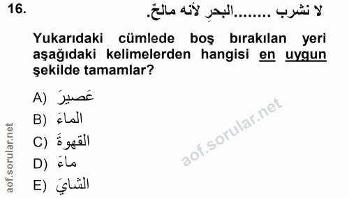 Soru 16