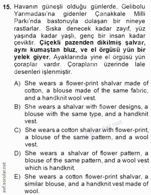 Soru 15