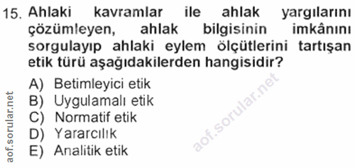 Soru 15