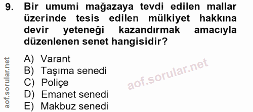 Soru 9