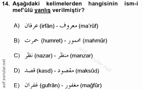 Soru 14