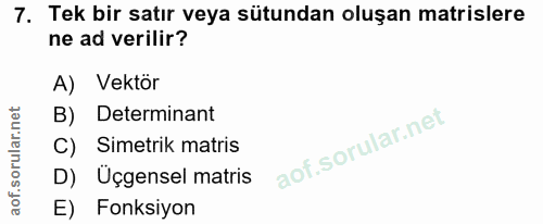 Soru 7