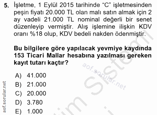 Soru 5