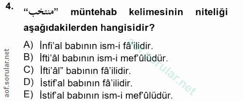 Soru 4