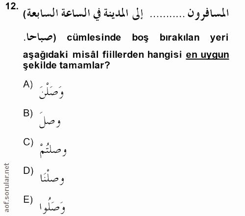Soru 12