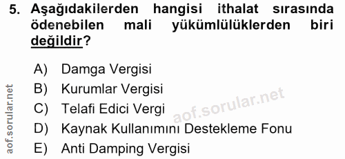 Soru 5