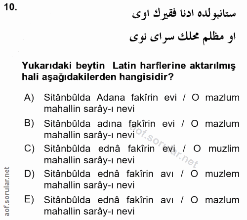 Soru 10