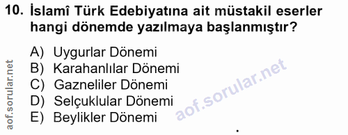 Soru 10