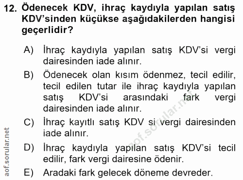 Soru 12