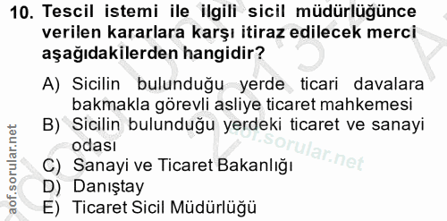 Soru 10