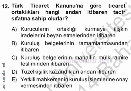 Soru 12