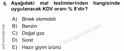Soru 5