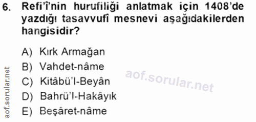Soru 6