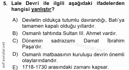 Soru 5