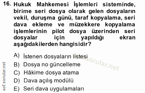 Soru 16