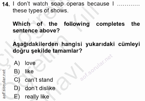 Soru 14