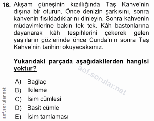 Soru 16