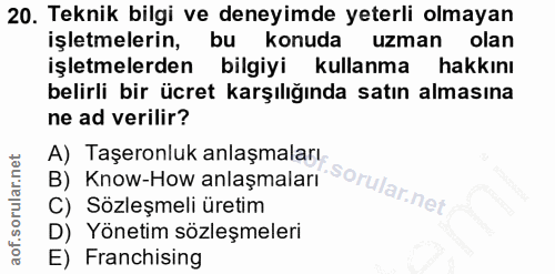 Soru 20
