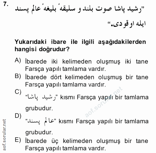 Soru 7