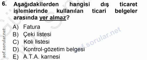 Soru 6