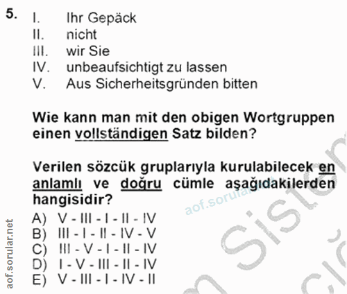 Soru 5