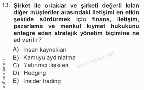 Soru 13