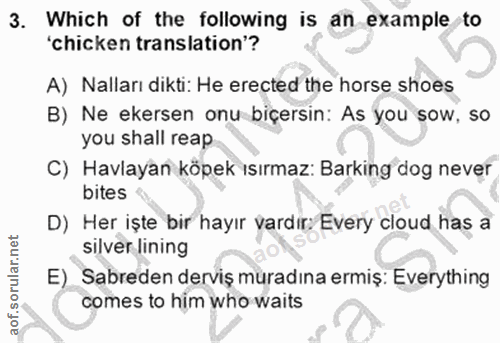 Soru 3