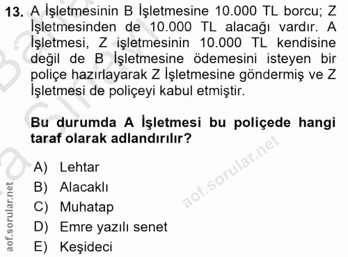 Soru 13