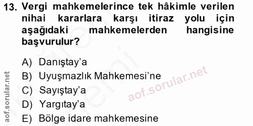 Soru 13