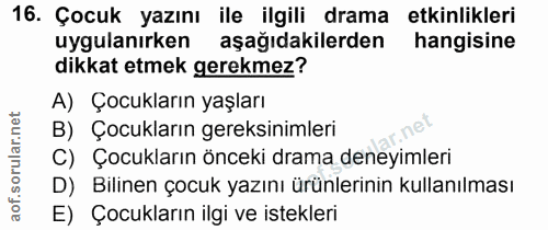 Soru 16