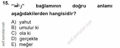 Soru 15