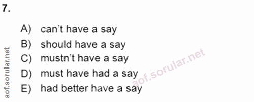 Soru 7