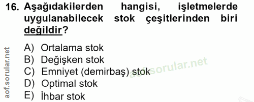 Soru 16