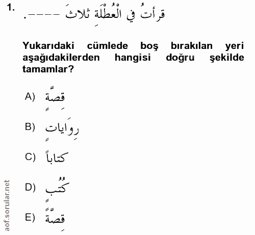 Soru 1